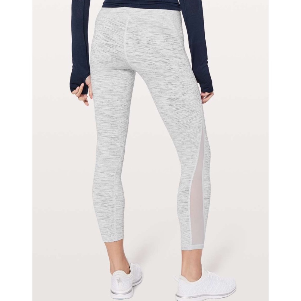 Lululemon Train Times Leggings 25” in Alpine White *High Waisted*
